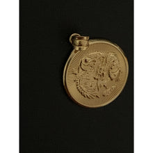 Load image into Gallery viewer, 18K Gold Pendant Round Dragon Lucky Charm 2.03 grams - Rafant
