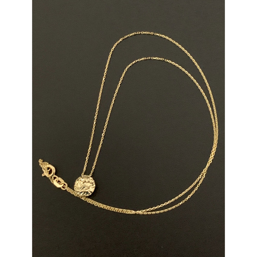 18K Gold Necklace Chain 16.50