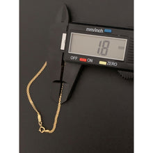 Load image into Gallery viewer, 18K Gold Chain Bracelet 7.5 inches 1.40 grams - Rafant
