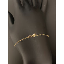 Load image into Gallery viewer, 18K Gold Bracelet 7.5 inches with Heart Charm 1.13 grams - Rafant
