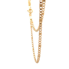 Load image into Gallery viewer, 18K Yellow Gold Necklace Chain Figaro 19.75 inches 3.83 grams - Rafant
