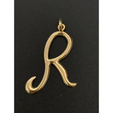 Load image into Gallery viewer, 18K Gold Pendant Letter R 1.35 grams - Rafant
