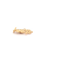 Load image into Gallery viewer, 18K Yellow Gold Pendant Hand of Fatima Red Glass 1.03 grams - Rafant
