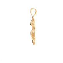 Load image into Gallery viewer, 18K Yellow Gold Pendant Dollar Sign Large 1.65 grams - Rafant
