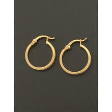 Load image into Gallery viewer, 18K Gold Earrings Hoops Loops Small 1.58 grams - Rafant
