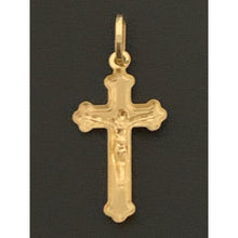 Load image into Gallery viewer, 18K Gold Pendant Cross Jesus Christ 0.71 grams - Rafant
