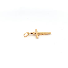 Load image into Gallery viewer, 18K Yellow Gold Pendant Cross Jesus Christ 1.20 grams - Rafant
