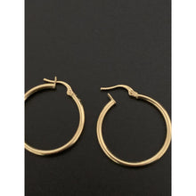 Load image into Gallery viewer, 18K Gold Earrings Hoops Loops 1.60 grams - Rafant
