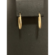 Load image into Gallery viewer, 18K Gold Earrings Hoops Loops Small 1.01 grams - Rafant
