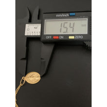 Load image into Gallery viewer, 18K Gold Necklace Chain 17.50 inches with Mother Mary Pendant 1.66 grams - Rafant
