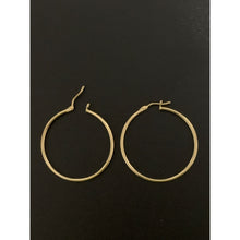 Load image into Gallery viewer, 18K Gold Earrings Hoops Loops 1.58 grams - Rafant
