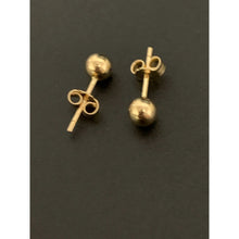 Load image into Gallery viewer, 18K Gold Earrings Stud Balls Polished Small 1.26 grams - Rafant
