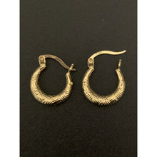 Load image into Gallery viewer, 18K Gold Earrings Hoops Loops Small 1.19 grams - Rafant
