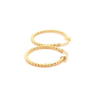 Load image into Gallery viewer, 18K Yellow Gold Earrings Hoops 2.31 grams - Rafant
