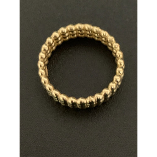 18K Gold Ring Size 5 Beaded Bubble Ring 2.67 grams - Rafant