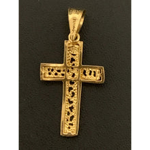Load image into Gallery viewer, 18K Gold Pendant Cross 1.12 grams - Rafant
