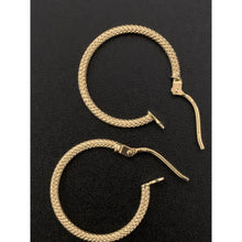 Load image into Gallery viewer, 18K Gold Earrings Hoops Loops Small 1.01 grams - Rafant
