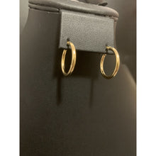 Load image into Gallery viewer, 18K Gold Earrings Hoops Loops Small 1.39 grams - Rafant
