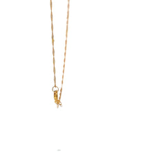 Load image into Gallery viewer, 18K Gold Necklace Chain 17.75 inches Pendant Cross Religious 1.14 grams - Rafant
