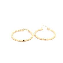 Load image into Gallery viewer, 18K Yellow Gold Earrings Hoops Spiral 1.19 grams - Rafant

