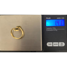 Load image into Gallery viewer, 18K Gold Ring Heart 1.41 grams Size 8.5 - Rafant
