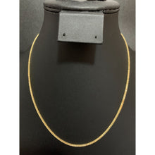 Load image into Gallery viewer, 18K Gold Necklace Chain Curb 17.5 inches 2.37 grams - Rafant
