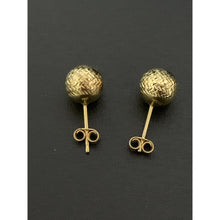 Load image into Gallery viewer, 18K Gold Earrings Stud Balls 1.06 grams - Rafant
