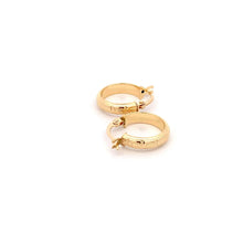 Load image into Gallery viewer, 18K Yellow Gold Earrings Hoops Small 1.04 grams - Rafant
