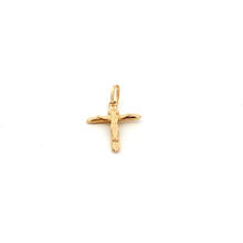 Load image into Gallery viewer, 18K Yellow Gold Pendant Cross Jesus Christ 1.20 grams - Rafant
