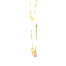 Load image into Gallery viewer, 18K Yellow Gold Necklace Chain 17.75 inches Pendant Tube  1.71 grams - Rafant
