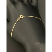 Load image into Gallery viewer, 18K Gold Chain Bracelet Size 7.5 inches 0.85 grams Lightweight - Rafant
