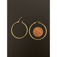 Load image into Gallery viewer, 18K Gold Earrings Hoops Loops 1.58 grams - Rafant
