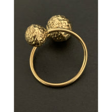 Load image into Gallery viewer, 18K Gold Ring Size 5 Balls Double Orb 1.28 grams - Rafant
