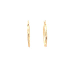 Load image into Gallery viewer, 18K Yellow Gold Earrings Hoops 1.31 grams - Rafant
