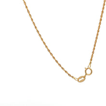 Load image into Gallery viewer, 18K Gold Necklace Chain Rope 16 inches 0.83 grams - Rafant
