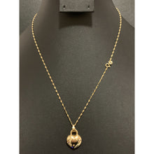 Load image into Gallery viewer, 18K Gold Necklace Chain 17.75 inches with Heart Pendant 2.85 grams - Rafant
