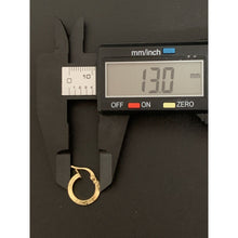Load image into Gallery viewer, 18K Gold Earrings Hoops Loops 0.92 grams Small - Rafant
