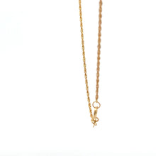 Load image into Gallery viewer, 18K Gold Necklace Chain Rope 16 inches 0.83 grams - Rafant
