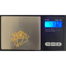 Load image into Gallery viewer, 18K Gold Necklace Chain 18 inches Heart Infinity Pendant 1.32 grams - Rafant
