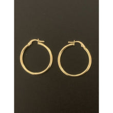 Load image into Gallery viewer, 18K Gold Earrings Hoops Loops 1.56 grams - Rafant
