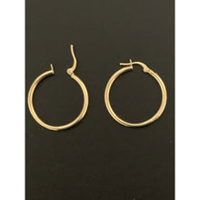 Load image into Gallery viewer, 18K Gold Earrings Hoops Loops 1.60 grams - Rafant
