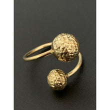 Load image into Gallery viewer, 18K Gold Ring Double Balls 1.48 grams Size 6 - Rafant
