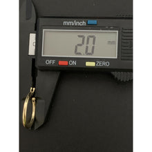 Load image into Gallery viewer, 18K Gold Earrings Hoops Loops 1.27 grams - Rafant
