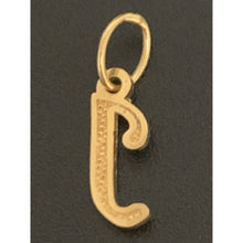Load image into Gallery viewer, 18K Gold Pendant Charm Letter J 0.48 grams - Rafant
