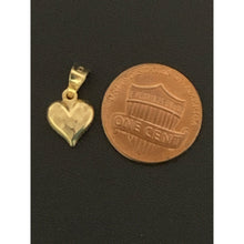 Load image into Gallery viewer, 18K Gold Pendant Puffed Heart 0.51 grams - Rafant
