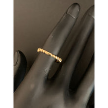 Load image into Gallery viewer, 18K Gold Ring Beaded Bubble  3.02 grams Size 4.75 - Rafant
