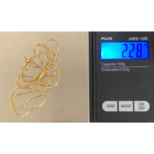 Load image into Gallery viewer, 18K Gold Necklace Chain only 2.28 grams 17.75 inches - Rafant
