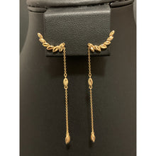 Load image into Gallery viewer, 18K Gold Earrings Dangling Drop 2.68 grams - Rafant
