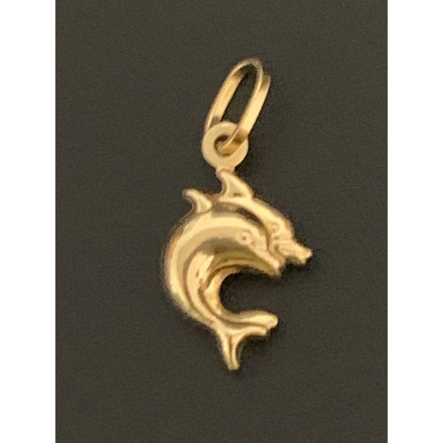18K Gold Pendant Dolphin 1.28 grams - Rafant
