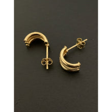 Load image into Gallery viewer, 18K Gold Earrings Stud Post 1.03 grams - Rafant
